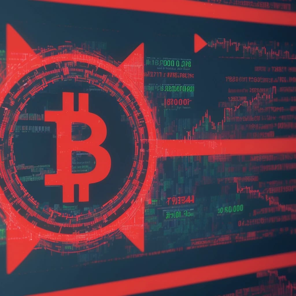 Representación artística de «Bitcoin Enfrenta una Fuerte Resistencia en los $76,000: Aumenta la Presión de Venta en el Mercado» en el contexto de Mercados.