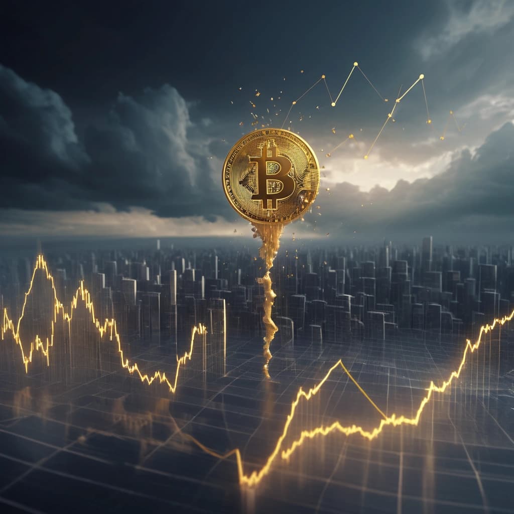 Representación artística de «Bitcoin Supera los $75,000 y ETFs Captan $411 Millones, Pero Analistas Advierten Sobre un Mercado 'Débil e Inestable'» en el contexto de Mercados.