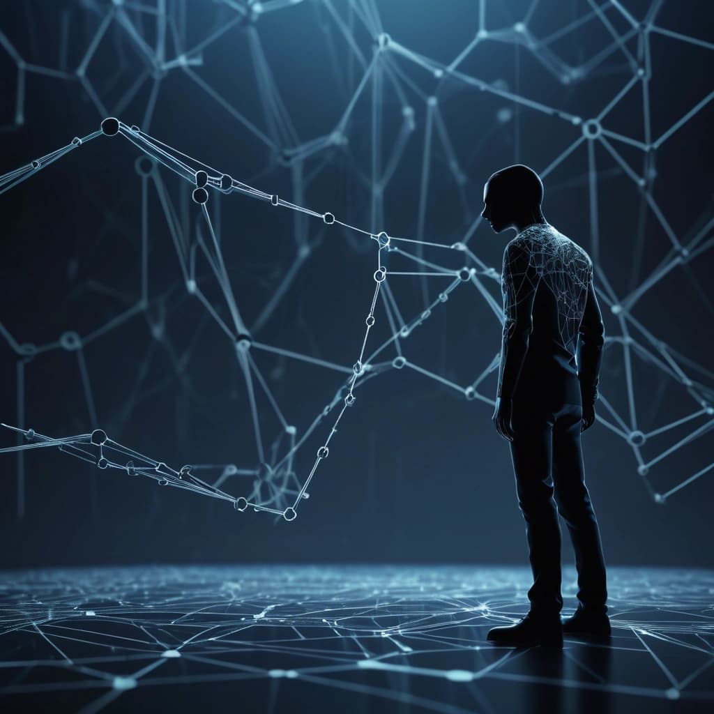 Representación artística de «Bittensor: el token tao cae en picado tras la salida de un desarrollador clave por dudas de descentralización» en el contexto de IA.