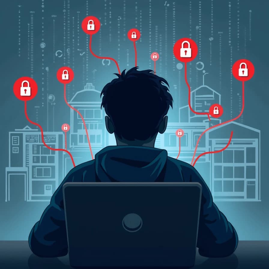 Ilustración relacionada con la actualidad de Ciberseguridad: «Brecha de seguridad en Instructure expone datos sensibles de estudiantes».