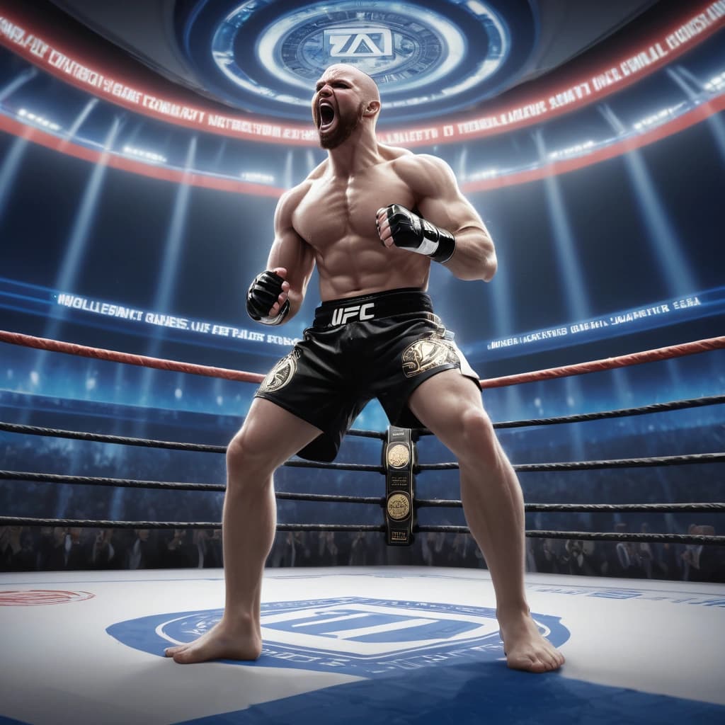 Representación artística de «Crypto.com Anuncia Bonificaciones Récord de $1 Millón en CRO para Luchadores de la UFC en la Casa Blanca» en el contexto de Mercados.