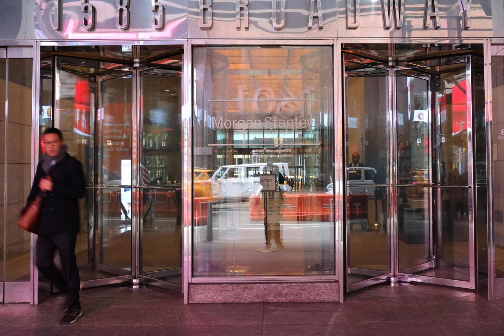 La sede de Morgan Stanley, la firma de servicios financieros que ha irrumpido en el mercado de ETF de Bitcoin con un exitoso debut.