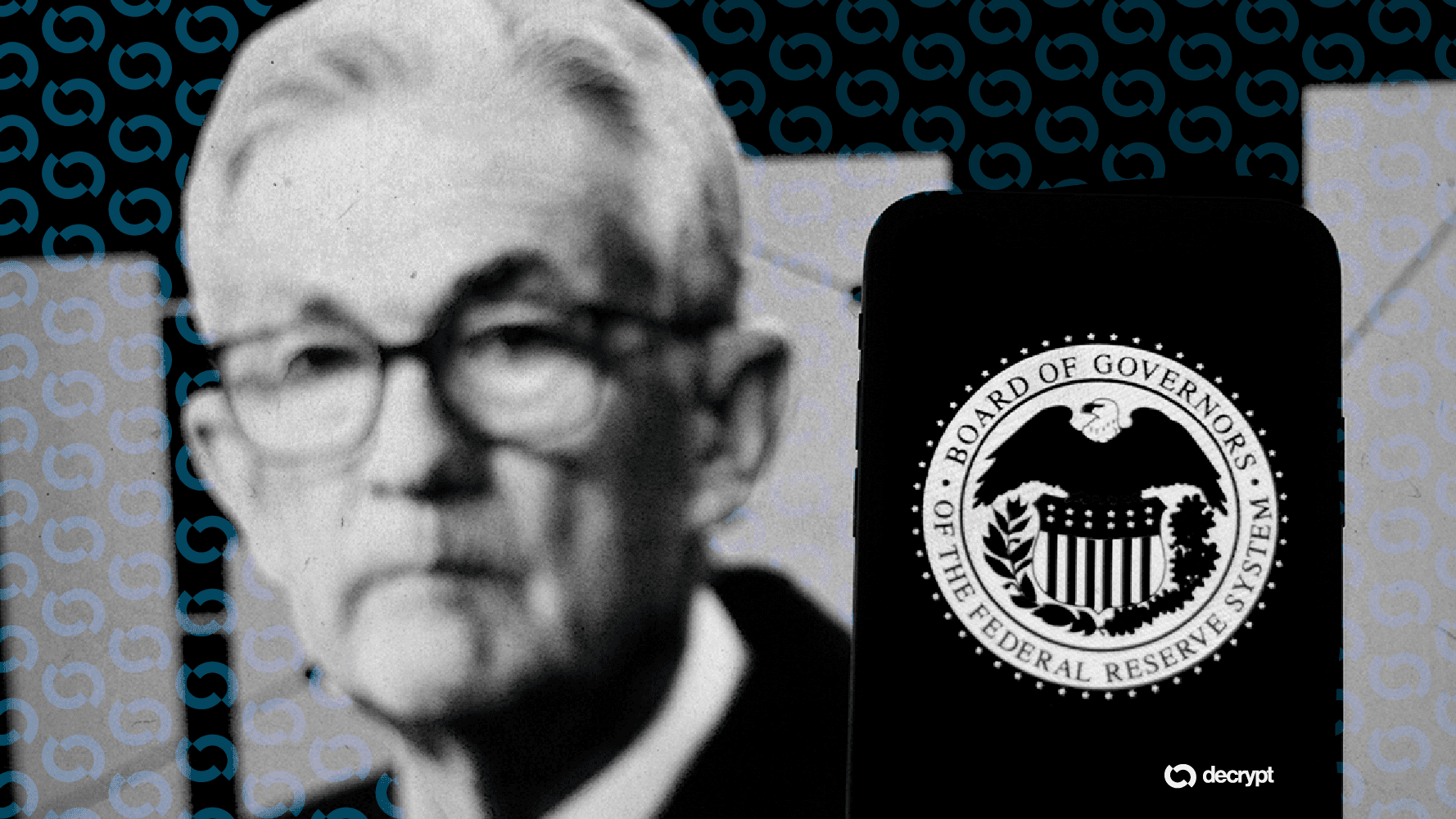 El logo de la Federal Reserve System.