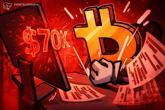 Bitcoin Treasuries Dividen Posiciones Al Descender Debajo De $70K